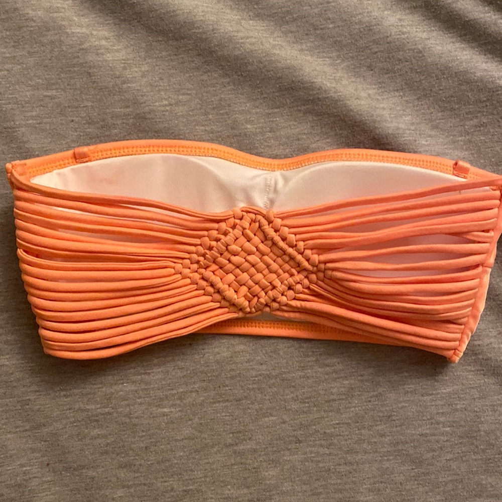 Victoria’s Secret bandeau strapping back bikini bandeau top
